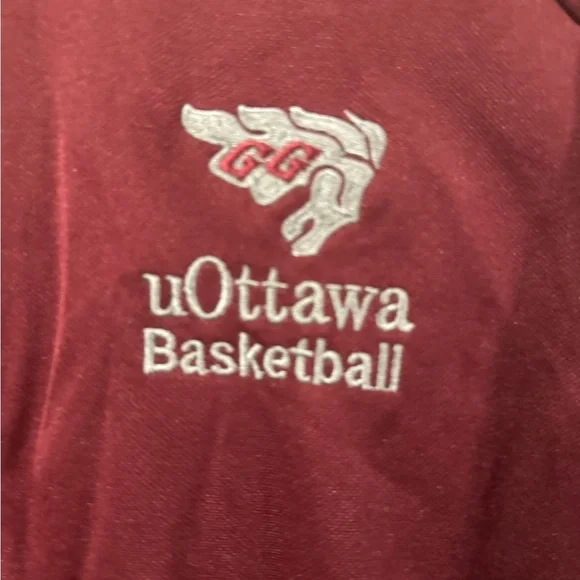 University of Ottawa GG Basketball Warm Up Jacket - Picture 3 of 7